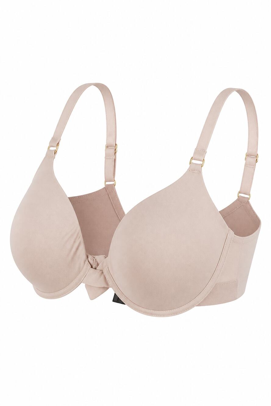 Wear Pepper Buff Underwire Demi T-Shirt Bra Minimalist Nude Convertible SZ 40AA